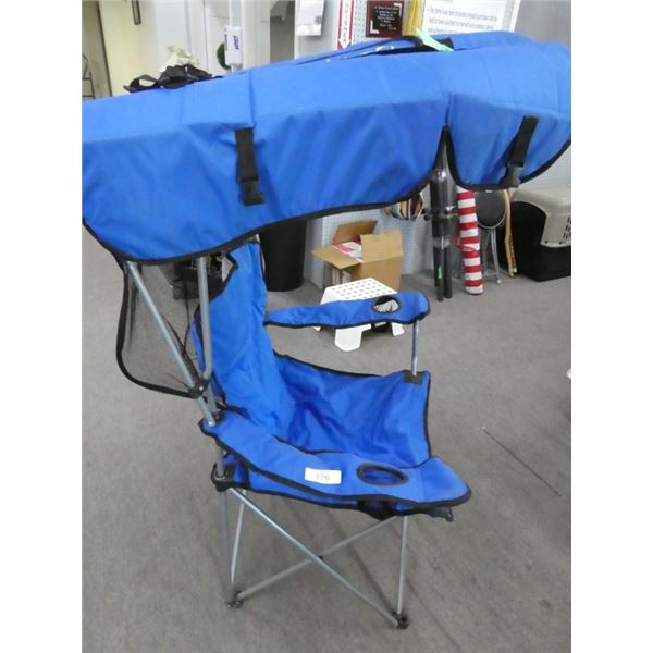 lawn chair w/ awning