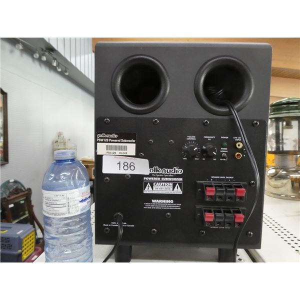 polkaudio PSW120 powered subwoofer