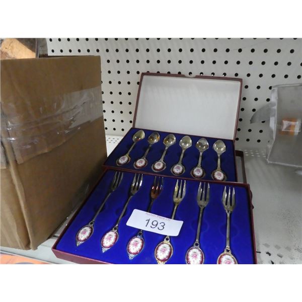 spoon set, fork set, misc tableware