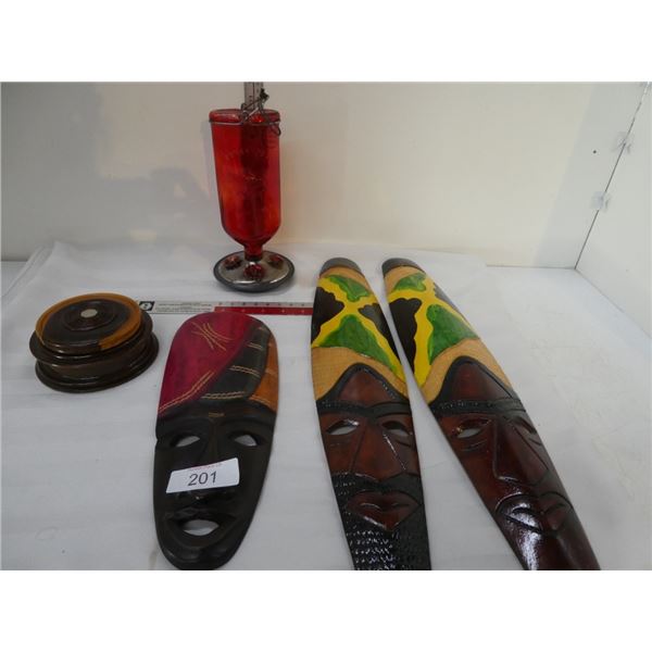 home decor and hummingbird feeder