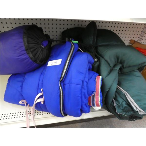sleeping bags