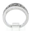Image 9 : New 18k White Gold 1.0 ctw Round Brilliant Pave & Shared Prong Diamond Band Ring
