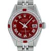 Image 1 : Rolex Ladies Stainless Steel Red Diamond & Ruby 26MM Datejust