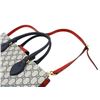 Image 2 : Gucci Navy Blue/Red GG Supreme Canvas Top Handle Shoulder Bag