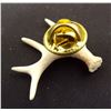Image 3 : Miniature Carved Bone Elk Antler Tie Tack