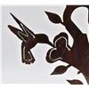 Image 6 : Copperized Metal Art Hummingbird Sculpture
