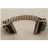 Image 2 : Navajo Sterling Turquoise Watch Band