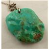 Image 3 : Large Navajo Turquoise Nugget Pendant Necklace