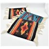 Image 1 : 3 El Paso Saddleblanket Wool Table Scarves