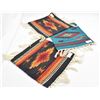 Image 2 : 3 El Paso Saddleblanket Wool Table Scarves