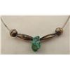 Image 4 : Navajo Sterling Turquoise Nugget Neck Wire Choker