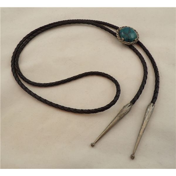 Faux Turquoise Bolo Tie