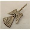 Image 4 : Navajo Old Pawn Sterling Water Bird Pin Pendant