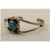 Image 2 : Navajo Sterling Turquoise Cuff Bracelet