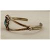 Image 4 : Navajo Sterling Turquoise Cuff Bracelet