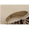 Image 6 : Navajo Sterling Onyx Ring, Size 10.5
