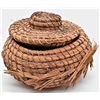 Image 3 : Seminole Lidded Pine Needle Basket
