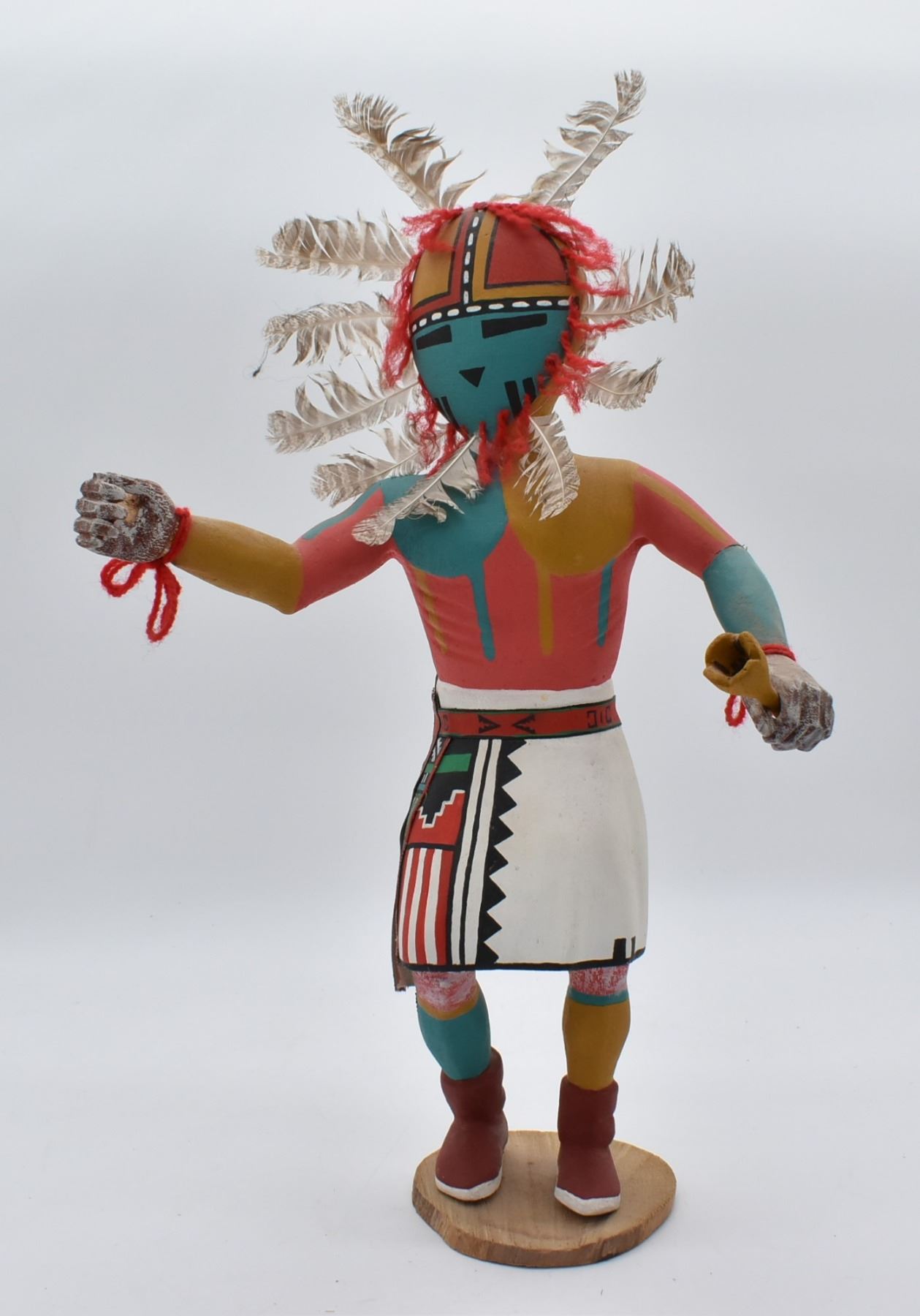 Vintage Native American Hopi Sun Face Kachina Vintage Native American Hopi Sun Face Kachina