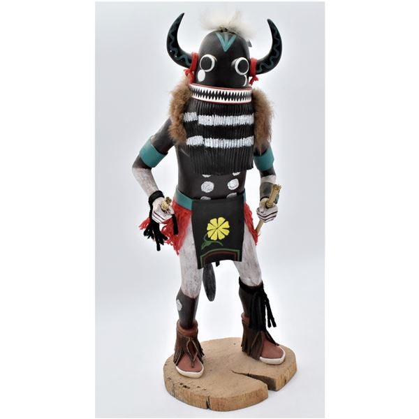 Hopi Whipper ''Hu'' Kachina by Garfield Nish