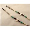 Image 1 : Navajo Sterling Turquoise Bead Eyeglass Holder