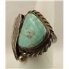 Image 2 : Native American Sterling Turquoise Ring, Size 5.5