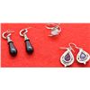 Image 3 : 2 Pairs of Sterling Earrings and 1 Sterling Ring