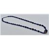 Image 2 : Venetian Cobalt Blue Chevron Bead Necklace