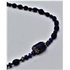 Image 3 : Venetian Cobalt Blue Chevron Bead Necklace