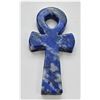Image 2 : Egyptian Carved Lapis Lazuli Ankh Cross