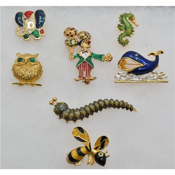 Collection of 7 Holiday & Everyday Pins