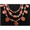 Image 4 : Triple Strand Jasper Necklace and Earrings