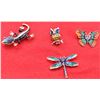 Image 2 : 4 Rhinestone Brooches