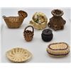 Image 2 : 7 Miniature Baskets, Some Native American