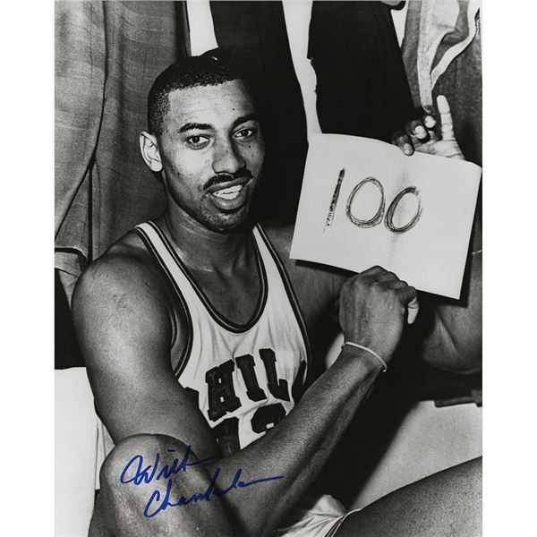 Wilt Chamberlain Signed Photograph
