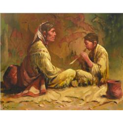 Lyle Tayson Sr., Oil on Canvas