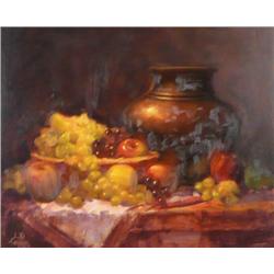 Lyle Tayson Sr., Oil on Board