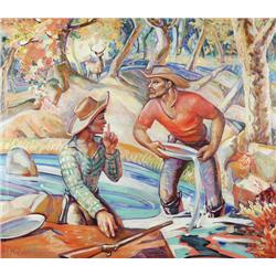 Lloyd Moylin, Oil on Canvas