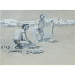 Edwin W. Deming, Gouache