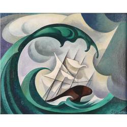 William Sanderson, Oil on Board