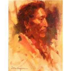 John Tayson, Oil on Board