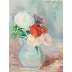 H. Wright, Oil on Board