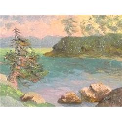 Emerson E. Glass, Oil on Board