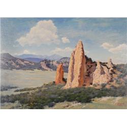 Charles W. Love, Oil on  Board