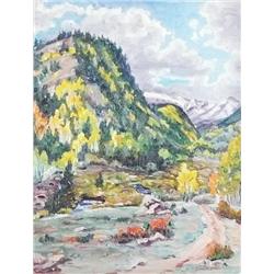 Irene Fowler, Oil on Board