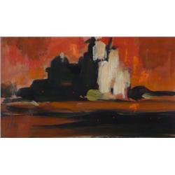 Earl Cordrey, Oil on Board