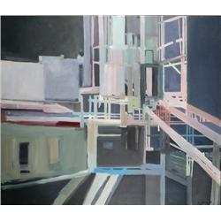 Illegible, Oil on Canvas