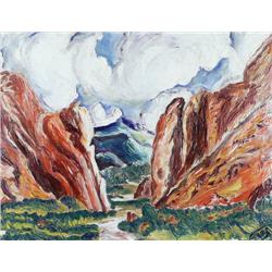 Albert E. Gibas, Oil on Canvas