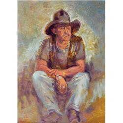 Verna J. Versa, Oil on Board