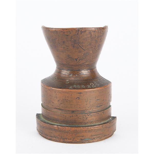 Otto Berg's Bronze Rocket Nozzle Cross-Section