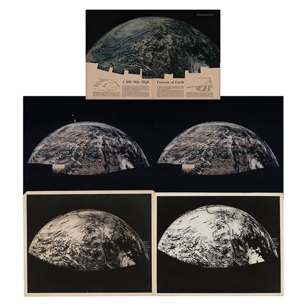 Otto Berg's 1954 'Earth from Space' Photograph Enlargement Archive